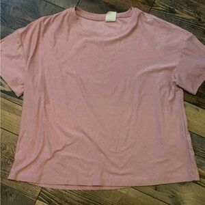 Athletic Works Women's Short Sleeve Tee in Dusty Rose